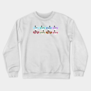 Colorful Owlets Crewneck Sweatshirt